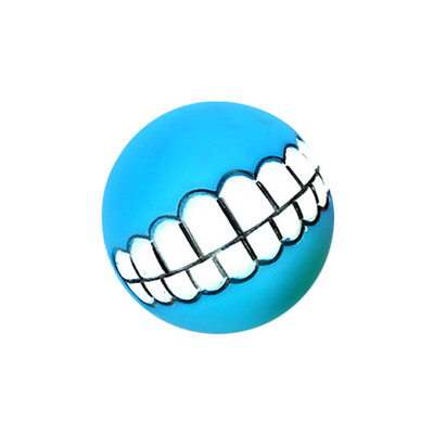 

Tailored Funny Pet Dog Ball Teeth Silicon Toy Chew Sound Dogs Play Game Toys