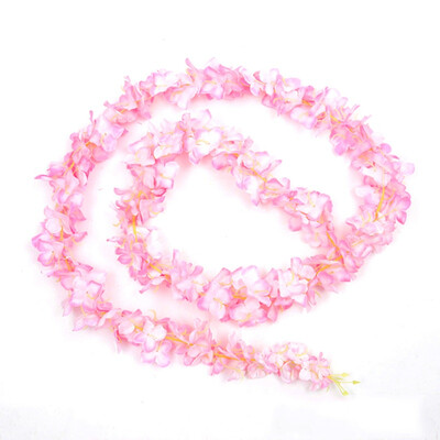 

Simulation Violet Artificial Wisteria Flower Silk Hydrangea DIY Wedding Birthday Party Decoration Wall Hanging Backdrop Flowers