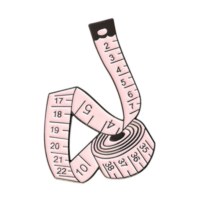 

Measuring Tape Enamel Pin Brooches Badges Lapel Pins Jewelry Gift