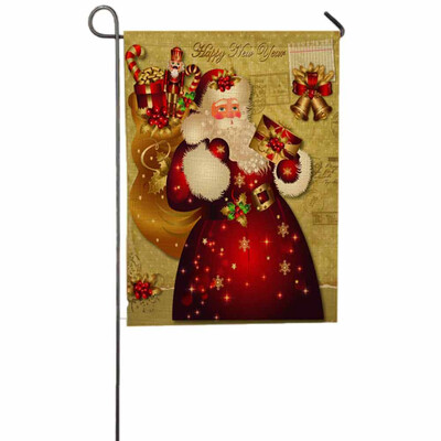 

Tailored Christmas Garden Flag Indoor Outdoor Home Decor Letters Flowers Flag