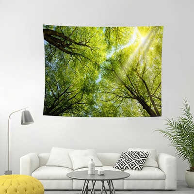 

Toponeto New Green Tapestry Living Room Bedroom Decorative Painting