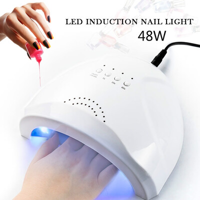 

48W UVLED Lamp Nail Dryer Timing Manicure Tool Beauty Nail Gel Lamp Curing For Nails EU Plug