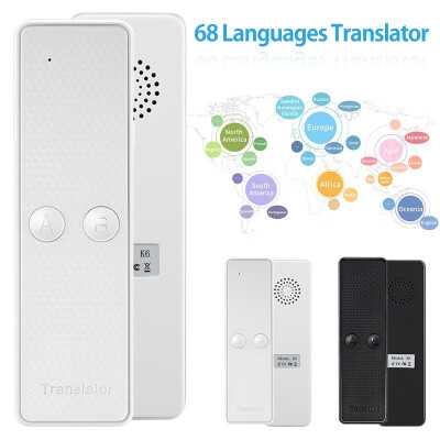 

2020 New K6 Translator Portable Audio Translator Translaty MUAMA Enence Smart Instant Real Time Voice Languages Translator