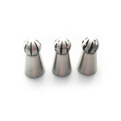 

3Pcs Russian Icing Flower Piping Nozzles Pastry Cake Decor Tips Cupcake Baking Pastry Tools