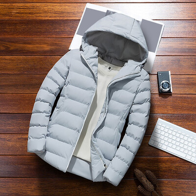 

Toponeto Mens Autumn Winter Casual Solid Hoodie Jacket Coat