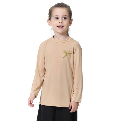 

Muslim Girls T-shirt Long Sleeve Clothes For Girls Fashion Loose Tops Spring Girls Long Sleeve T-shirt