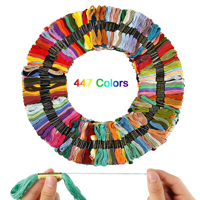 

450Pcs Cotton DMC Cross Floss Stitch Thread Embroidery Sewing Skeins Multi Colors