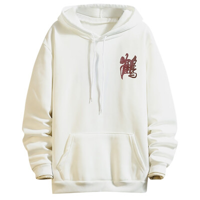 

Toponeto Mens Casual Fashion Letters Printed Pullover Hoodie Loose Outwear Tops Blouse