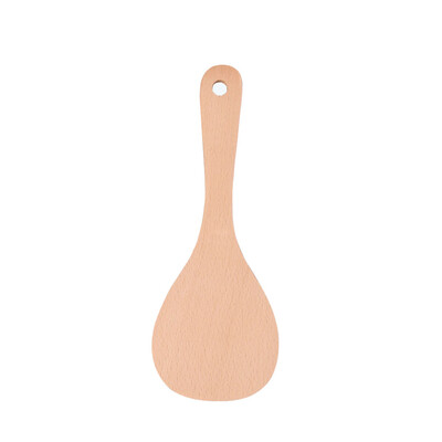 

Toponeto Solid Wood No Paint No Wax Rice Spoon Rice Cooker Special Rice Spatula