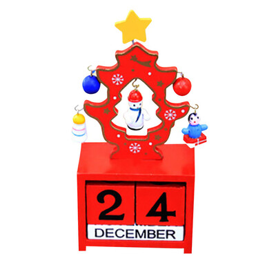 

Tailored Christmas Creative Gifts Wooden Calendar Decoration Decoration Mini Mini Wooden