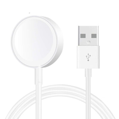 

Wireless Charger for iWatch Series 2 3 USB Magnetic iWatch Charging Cable 33 feet1meter for Apple Watch Charger White
