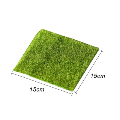 

Creative Micro Landscape Artificial Fake Simulation Plants Decorative Lawn Turf Green Lawn Moss Decoration DIY Mini Fairy Garden