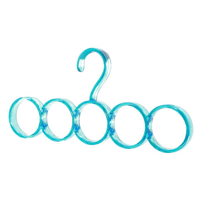 

Shawl Scarf Hanger Belt Tie Hanger Clothes Rack Stand with Hook Ring Display Hanger Closet Space Saver Home Supplies