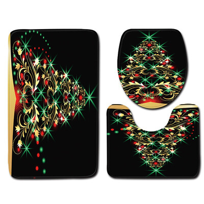 

Tailored 3pcs Non-Slip Bath Mat Bathroom Kitchen Carpet Doormats Decor