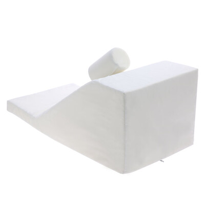 

Carevas Cushy Form Bed Wedge Pillow Foam Top for Sleeping Reading Rest Elevation Breathable Adjustable Washable Cover for Surgery