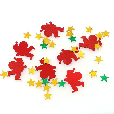 

15g Christmas Confetti Metallic Foil Confetti Sequins Table Confetti Christmas New Year Wedding Party Decorations