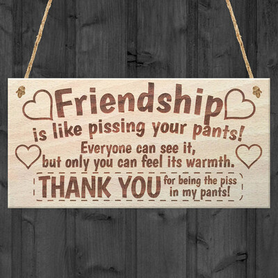 

1PCS Friendship Wooden Pendant Excellent&Design Item Decoration Home