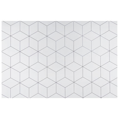 

Kitchen Oilproof Sticker Geometric Wall Sticker Waterproof High Temperature Resistant Decorative Sticker