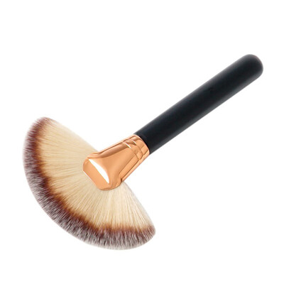 

1pcs Fan Shape Makeup Brushes Foundation Powder Blush Blusher Highlighter Contour Brush Cosmetic Brush Beauty Tools