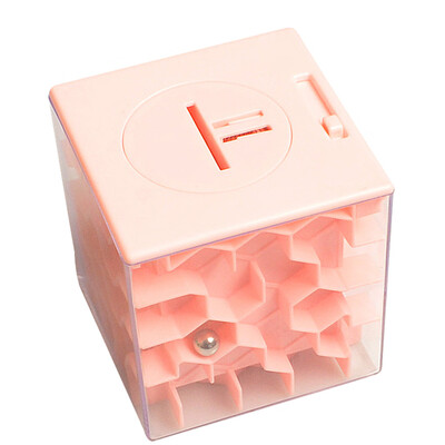 

〖Follure〗Kid 3D Cube Puzzle Maze Toy bank Hand Game Box Fun Brain Game Toy