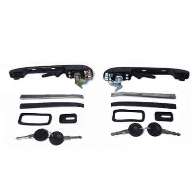 

2Pcs Door Handles Outside Exterior Front Door Handle Left Right Pair Set for VW Volkswagen Golf 191837205A 191837206A