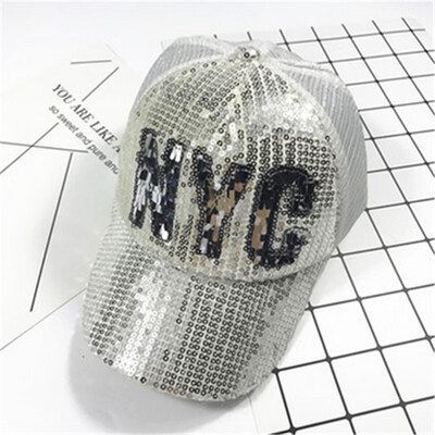 

Childrens duck tongue Hat Girls middle&big childrens sun shading summer mesh Sequin baseball cap Korean sun hat