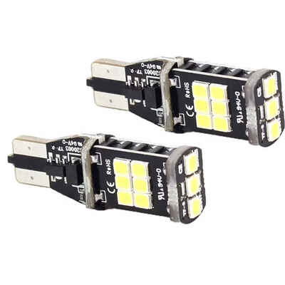 

2PCS T10 18Smd Lamp Beads 3014 White Automobile Reversing Light Kit Car Energy Saving LED Bulbs for Back Up