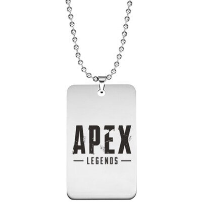 

Hot Game Apex Legends Dog Tag Necklaces Pendant Keychain Male Necklace Jewelry Gifts Game Related Products