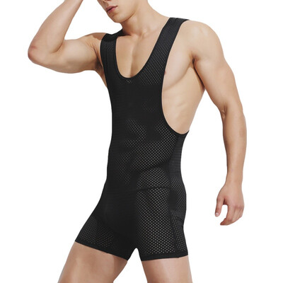 

New Men T-shirt Hot Body Shaper Men Shapewear Fashion Solid One-Piece Bodysuit Jumpsuit Breathabl Men Tights Clothes Underwear