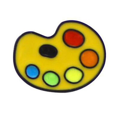 

Art Enamel Pin Color Palette Color Palette Color Brush Brooch Painting Color Palette Pen Brooch Clothing Accessories Artist Gift