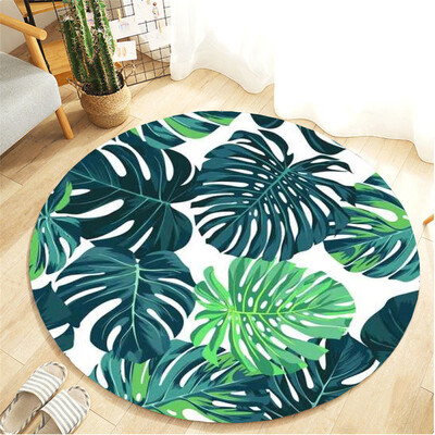 

〖Follure〗Botany Elements Blanket Round Bathroom carpet 55cm