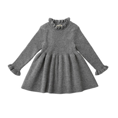 

Autumn Winter Casual Baby Kids Girls Long Sleeve Knitted Dress Newborn Toddler Pageant Dresses Winter Warm Clothess
