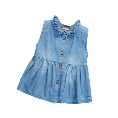 

Toddler Baby Girls Party Gown Bow Sleeveless Dress Newborn Christening Dress