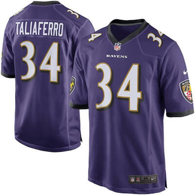 

Mens Football Jersey Baltimore Ravens Lorenzo Taliaferro Purple Game Jersey