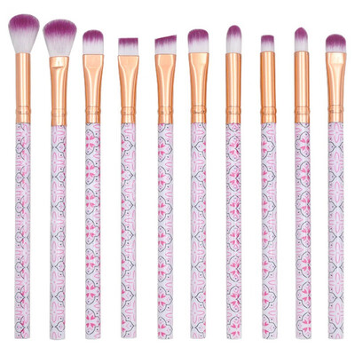 

10 Pcs Makeup Brush Set Professional Face Eye Shadow Eyeliner Foundation Blush Lip Makeup Brushes Set