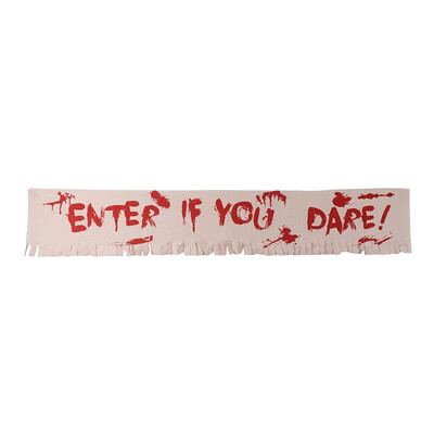 

Halloween Bloody Doorway Curtain Decorative Creepy Cloth Haunted House Horror Decoration Halloween Theme Party Supplies
