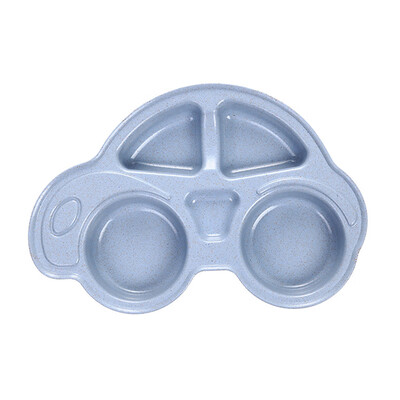 

Divided Toddler Baby Plates Unbreakable Cartoon Children Dinner Plate Non Slip Kids Tray