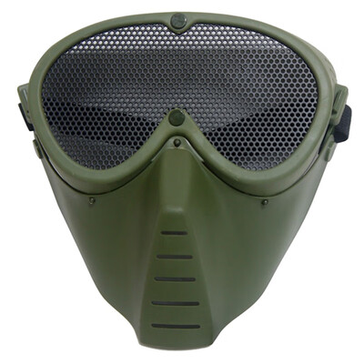 

Adjustable Polyester Full Face Mask Mesh Military Paintball CS Cover Protection