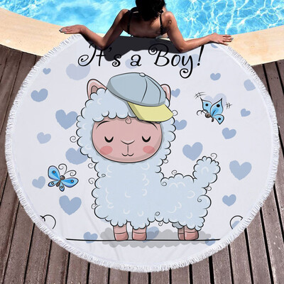 

Toponeto 1 PC Round Beach Pool Home Shower Towel Blanket Table Cloth Yoga Mat