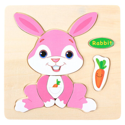

Gobestart Wooden Puzzle Educational Developmental Baby Kids Training Toy