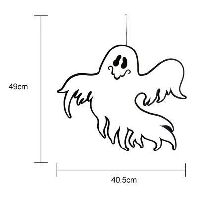 

Halloween Wall Hanging Ornament Party Supplies Non-Woven Fabric Happy Halloween Collections Sign Door
