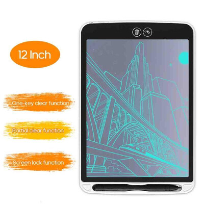 

12 Inch LCD Writing Tablet Writing Board Drawing Pad Doodle Board Small Blackboard Paperless with Pen for Kids Gifts