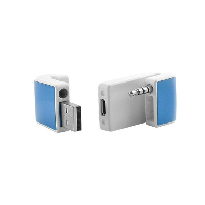 

24G Multifunction Wireless Presenter Wireless Air Mouse PPT Remote Control Presenter PR-02 Compatible with iPhone Blue