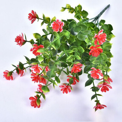 

Artificial Eucalyptus Flower Leaves Fake Plants For Home Office Wedding Decoration