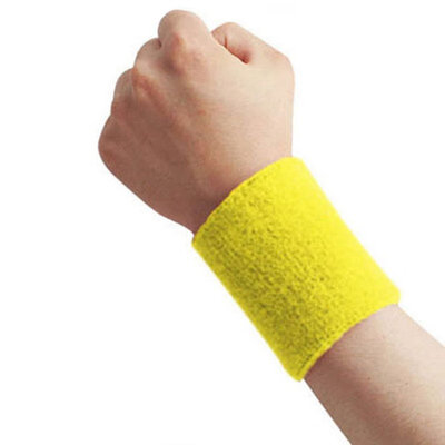 

New 1pcs Sport Protect Wrist Sleeve Gym Sweatband Fitness Run Sweat Band 875 CM