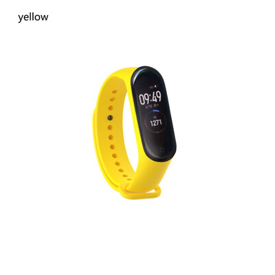 

260mm Soft Silicone Wristband Replacement Watch Band Strap For Xiaomi Mi Band 4 Muti-Color