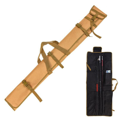 

Foldable Fishing Rod Cover Bag Outdoor Travel Fishing Tackle Storage Shoulder Bag