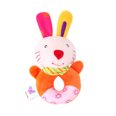 

Tailored Animals Hand Bells Baby Soft Toys Rattle Bed Kids Grip Toy