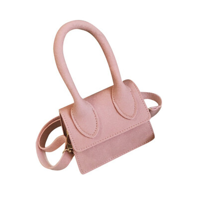

Baby Girl Bag Children Solid Color Mini Flap Hasp Cross-body Handbag Fashion Girls Kids Shoulder Messenger Bag