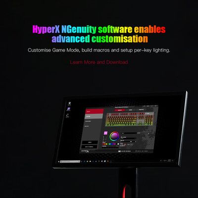 

Kingston HyperX HyperX Alloy FPS RGB Elite Mechanical Keyboard CHERRY MX Mechanical Keyswitch Game KeyboardBrown Switch